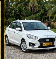 Swift Dzire 4 seater AC cab for Subramanya local rides