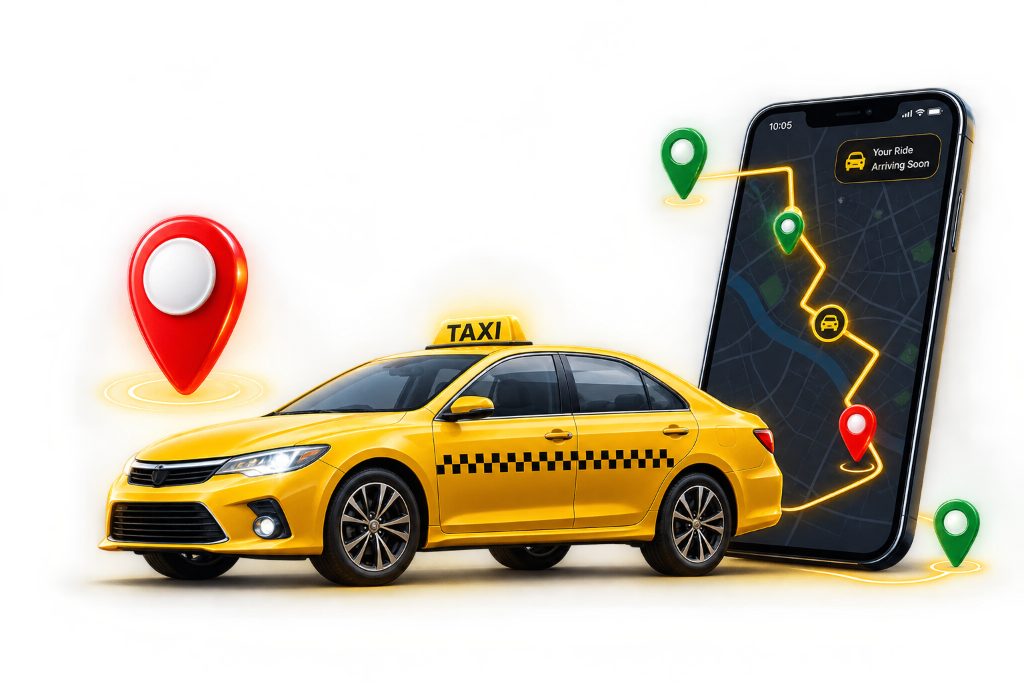 Vasuki Cab Service 3D Yellow Taxi and Live GPS Navigation App in Subramanya